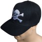 Preview: Pure Trash BB Cap, Totenkopf, schwarz